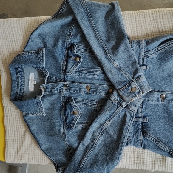 Dynamite‎ Denim Button-Up Dress Jean - Picture 2 of 6